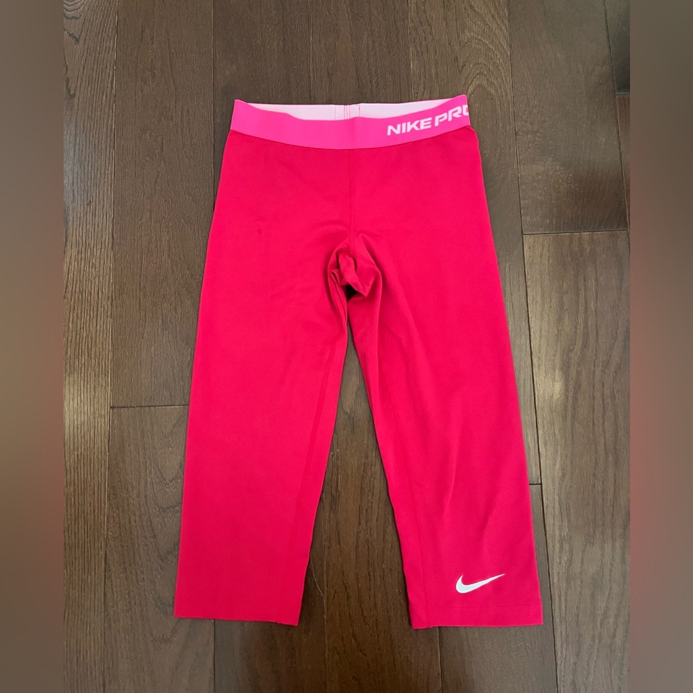 Nike Pro Hot Pink Compression Leggings